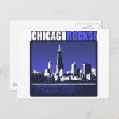 Chicago Rocks. Briefkaart (Voorkant / Achterkant)