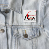 "Chicago Ron"-Logo Button (In situ)