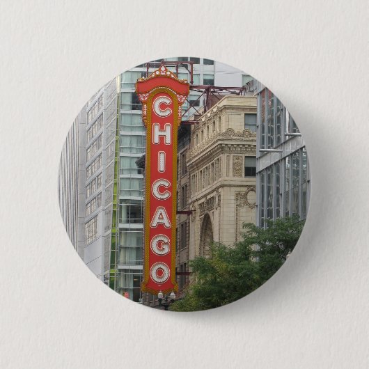 Chicago Ronde Button 5,7 Cm (Voorkant)