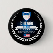 Chicago Ronde Button 5,7 Cm (Voorkant)