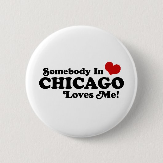 Chicago Ronde Button 5,7 Cm (Voorkant)