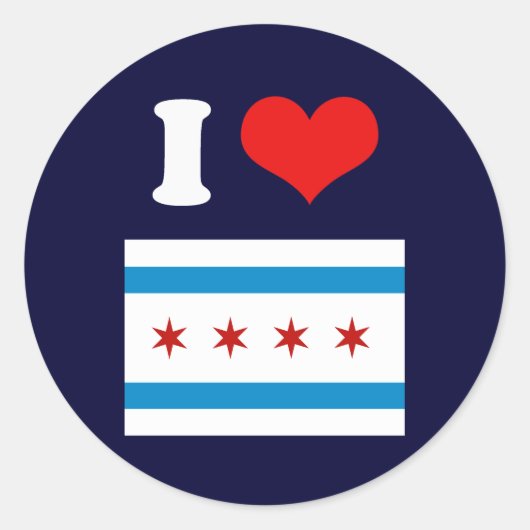CHICAGO RONDE STICKER (Voorkant)