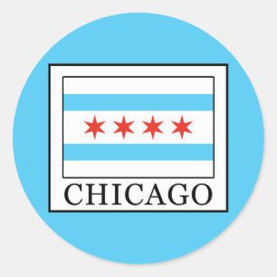 Chicago Ronde Sticker