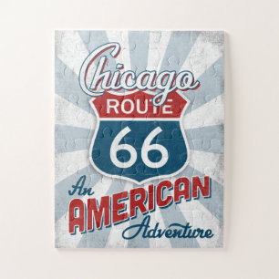 Chicago Route 66  America Illinois Legpuzzel