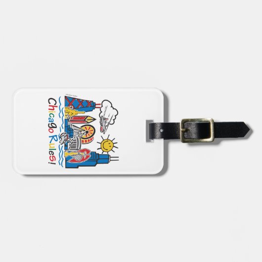 Chicago Rules Bagagelabel (Voorkant horizontaal)