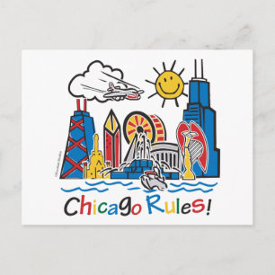 Chicago Rules Briefkaart