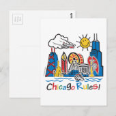 Chicago Rules Briefkaart (Voorkant / Achterkant)