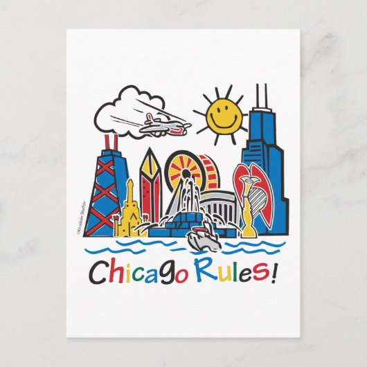 Chicago Rules Briefkaart (Voorkant)