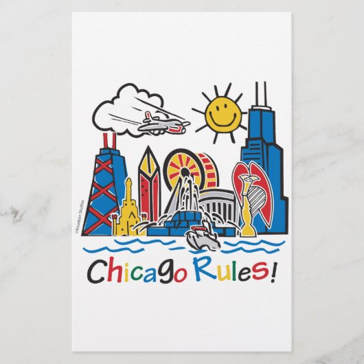 Chicago Rules Briefpapier (Voorkant)