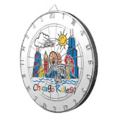 Chicago Rules Dartbord (Voorkant Rechts)