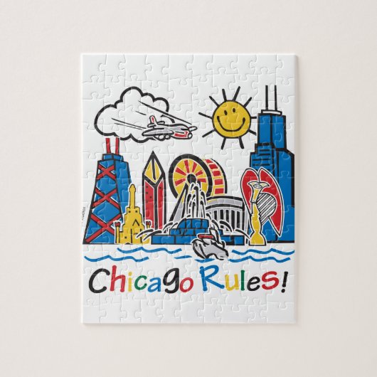 Chicago Rules Legpuzzel (Verticaal)