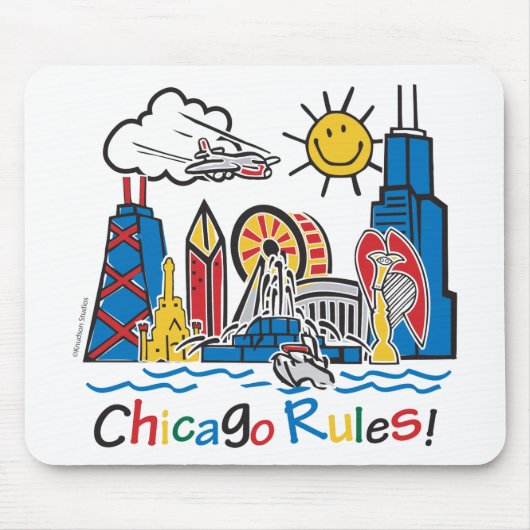 Chicago Rules Muismat (Voorkant)