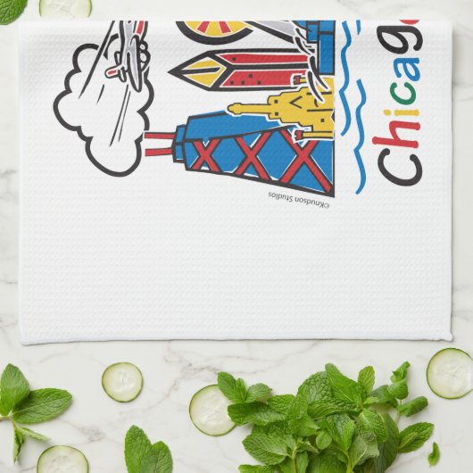 Chicago Rules Theedoek (Gevouwen)