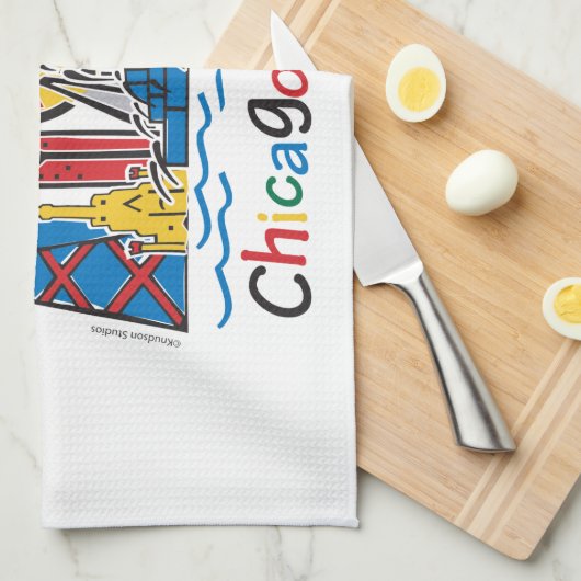 Chicago Rules Theedoek (Quarter Fold)