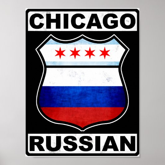 Chicago Russisch Poster (Voorkant)
