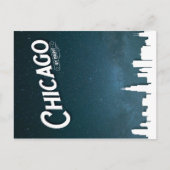 Chicago 's nachts - Briefkaart (Voorkant)
