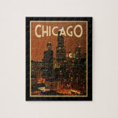 Chicago 's nachts legpuzzel (Verticaal)
