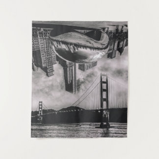 Chicago San Francisco Tapestry Wandkleed