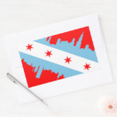 CHICAGO - SCUBA RECHTHOEKIGE STICKER (Envelop)