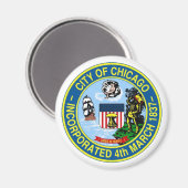 Chicago Seal Magneet (Voorkant / Achterkant)