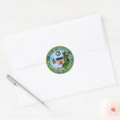 Chicago Seal Ronde Sticker (Envelop)