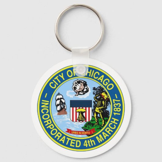 Chicago Seal Sleutelhanger (Voorkant)