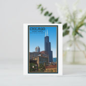 Chicago - Sears Tower Briefkaart (Staand voorkant)