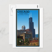 Chicago - Sears Tower Briefkaart (Voorkant / Achterkant)