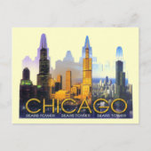 CHICAGO SEARS TOWER BRIEFKAART (Voorkant)