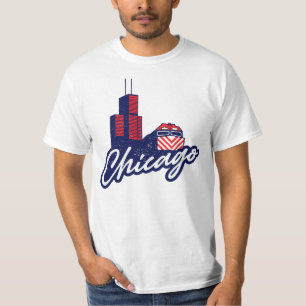 Chicago Sears Tower en Metra T-shirt