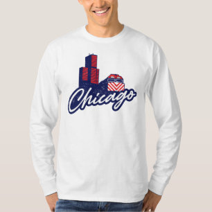 Chicago Sears Tower en Metra T-shirt