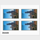 Chicago - Sears Tower Rechthoekige Sticker (Vel)