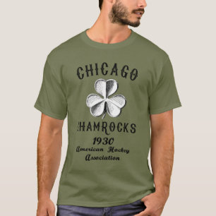 Chicago Shamrocks American Hockey 🏒 1930 T-shirt