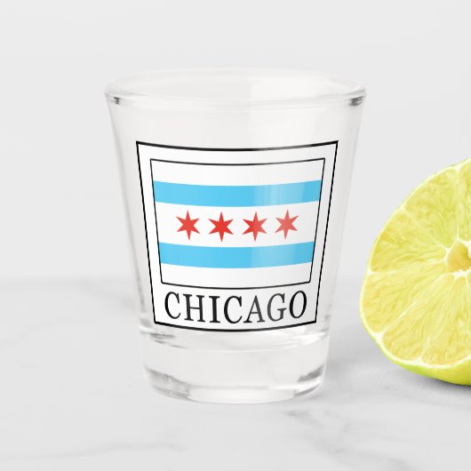 Chicago Shot Glas (Voorkant)