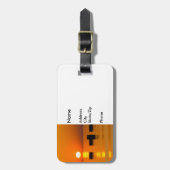 Chicago Sinaasappel Galore Morning Bagagelabel (Voorkant verticaal)