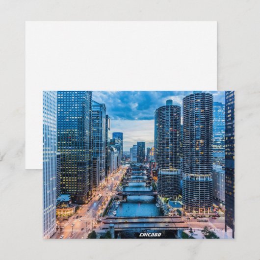 Chicago Skyline (Voorkant / Achterkant)