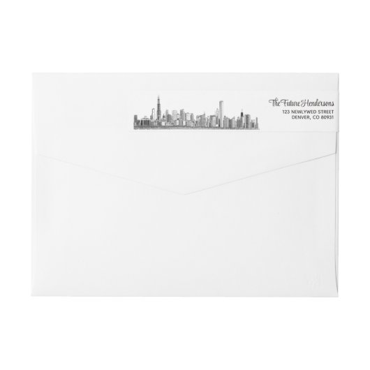 Chicago Skyline (Achterkant)
