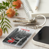 Chicago Skyline1930's van Bovenste Foto van het ui Sleutelhanger (Voorkant Rechts)