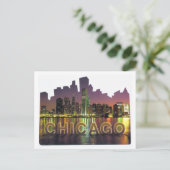 CHICAGO SKYLINE4 BRIEFKAART (Staand voorkant)