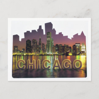 CHICAGO SKYLINE4 BRIEFKAART