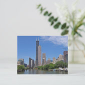 Chicago Skyline 4 Briefkaart (Staand voorkant)