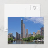 Chicago Skyline 4 Briefkaart (Voorkant / Achterkant)