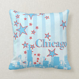 Chicago Skyline Accent Pillow Kussen