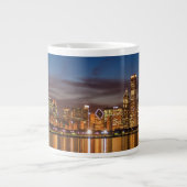 Chicago Skyline bij nacht Grote Koffiekop (Voorkant)