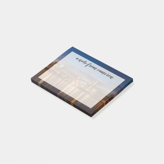 Chicago Skyline bij nacht Post-it® Notes (Schuin)