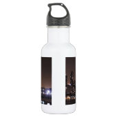 Chicago Skyline bij nacht Waterfles (Achterkant)