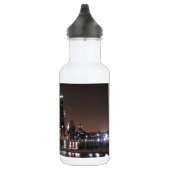 Chicago Skyline bij nacht Waterfles (Rechts)