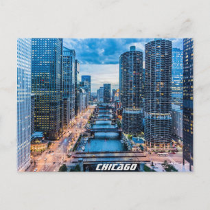 Chicago Skyline Briefkaart