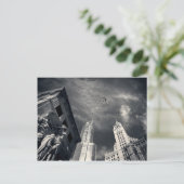 Chicago skyline briefkaart (Staand voorkant)