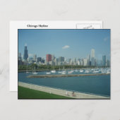 Chicago Skyline Briefkaart (Voorkant / Achterkant)
